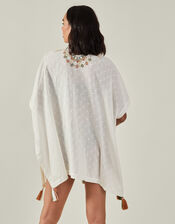 Mirror Embellished Cover Up, Cream (CREAM), large