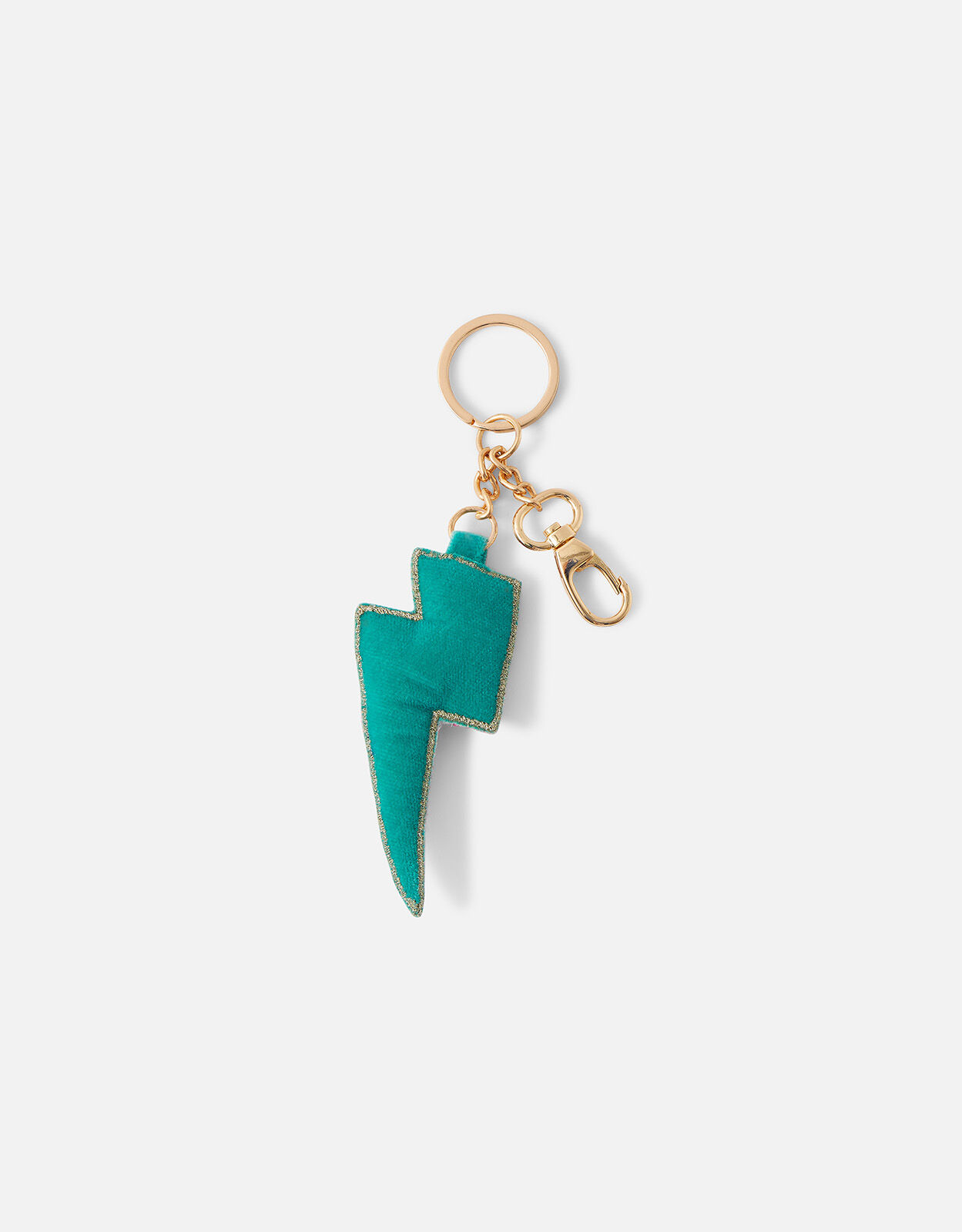 Lightning Bolt Embellished Keyring