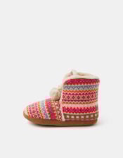 Fair Isle Slipper Boots, Multi (BRIGHTS MULTI), large