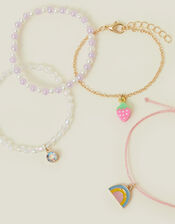 4-Pack Girls Spring Friendship Bracelets, , large