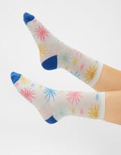 Sun Beam Socks Ivory, , large