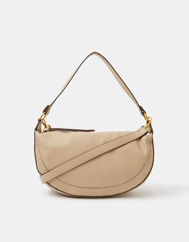 Scoop Crossbody Bag, Mink (MINK), large