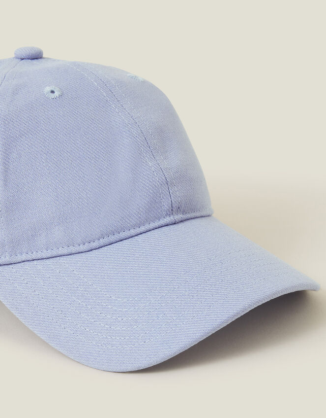 Twill Baseball Cap, Blue (BLUE), large