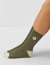 Glitter Cherry Sock, , large