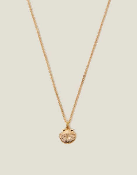 Shell Pendant Necklace, , large