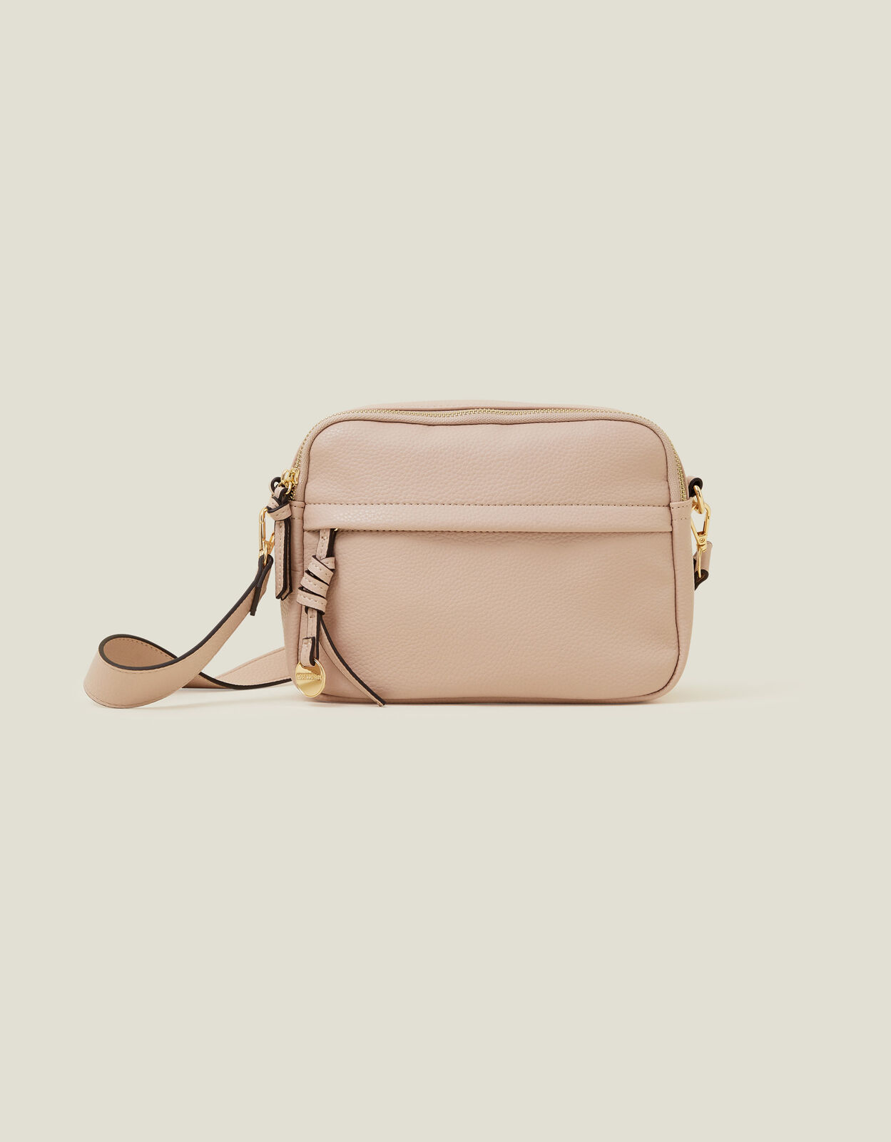 Pink leather cross body bag hot sale