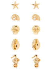Mixed Shell Earring Multipack, , large