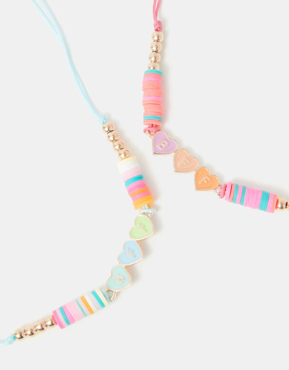 2-Pack Girls BFF Cord Friendship Necklaces, , large
