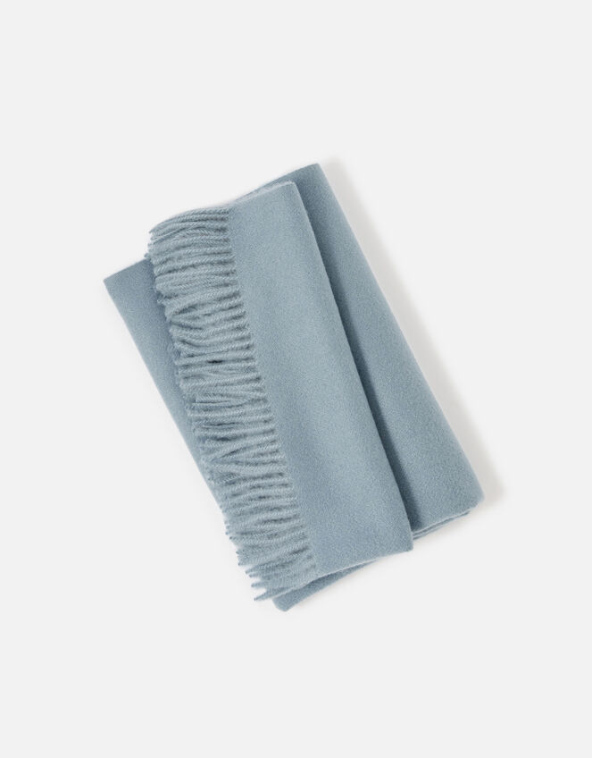 Holly Supersoft Blanket Scarf, Blue (BLUE), large