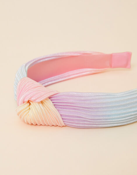 Girl Ombre Knot Headband, , large