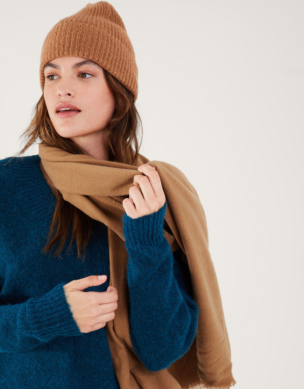 Grace Super Soft Blanket Scarf Camel
