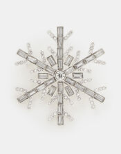 Jewel Snowflake Brooch, , large