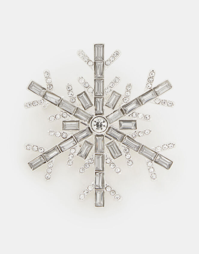 Jewel Snowflake Brooch, , large