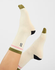 Initial Socks, Multi (BRIGHTS MULTI), large