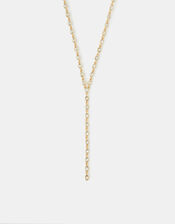 Oval Cut Lariat Necklace, , large