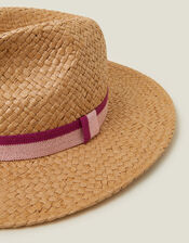 Contrast Band Fedora, , large