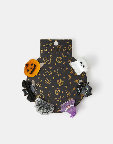 6-Pack Mini Halloween Claw Clips, , large