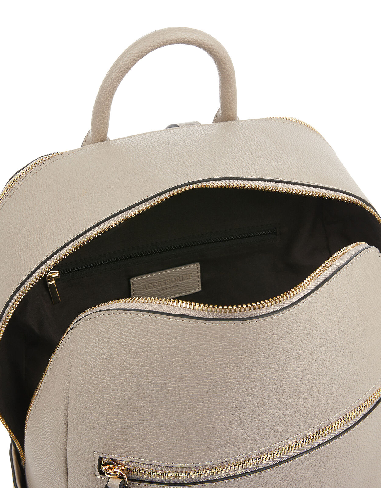 accessorize grey backpack