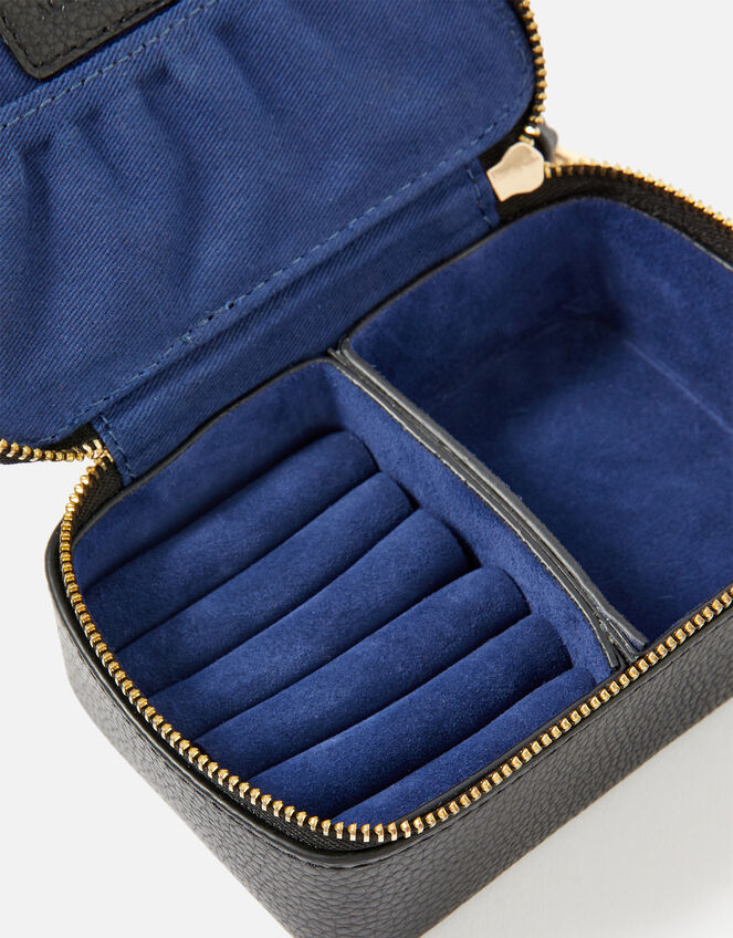 Small Leopard Print Leather Jewellery Box, , large