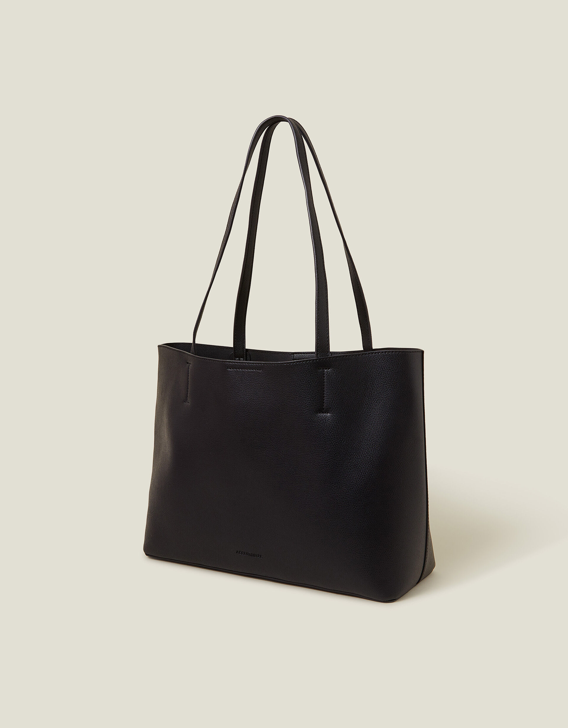 Large black handbag with zip cheap