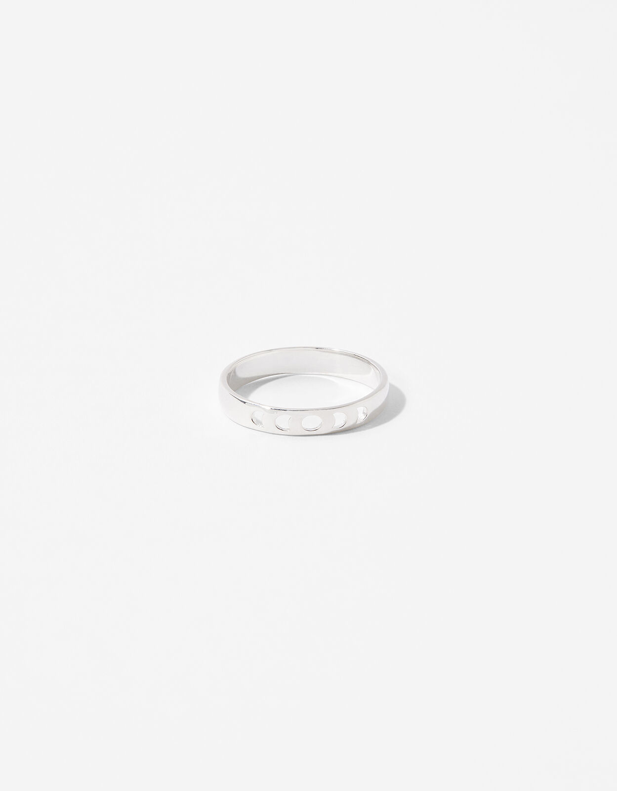 Sterling Silver Moon Phase Ring Silver Sterling silver