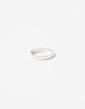 Sterling Silver Moon Phase Ring, Silver (ST SILVER), large