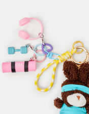 Gym Bunny Bag Charm, , large