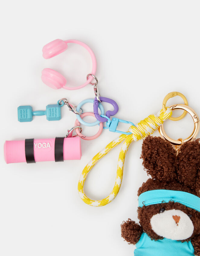 Gym Bunny Bag Charm, , large