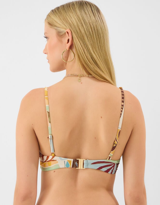 Abstract Print Bikini Top, Multi (MULTI), large