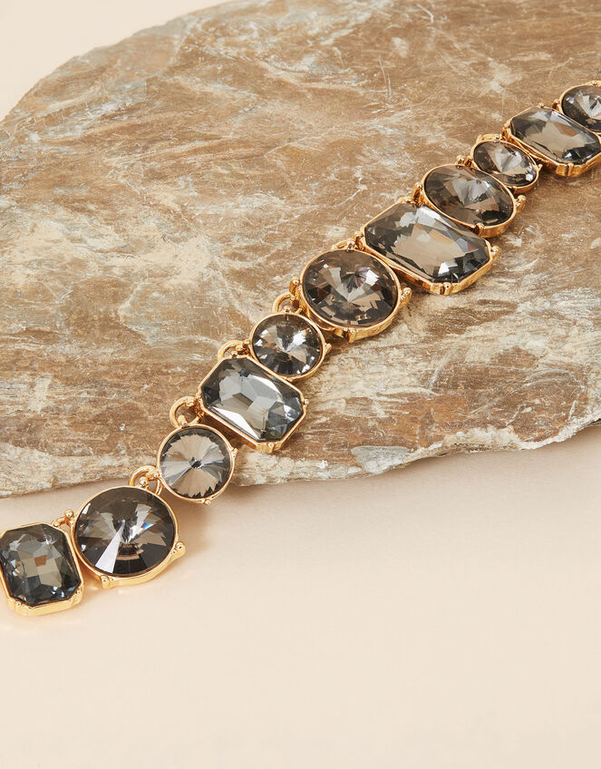 Colourblock Eclectic Stone Statement Necklace, , large