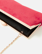 Suedette Clip Frame Bag, , large