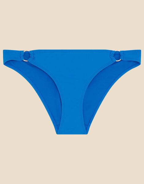 Ring Detail Bikini Bottoms Blue, Blue (BLUE), large