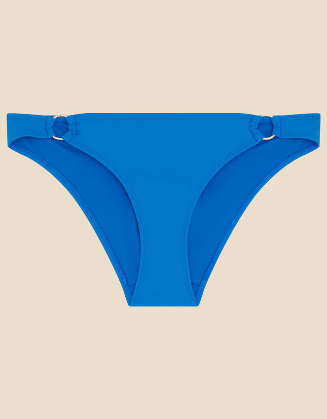 Ring Detail Bikini Bottoms, Blue (BLUE), large