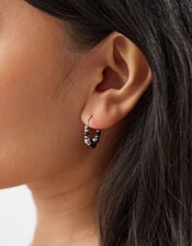 3-Pack Beaded Wire Huggie Hoop Earrings, , large