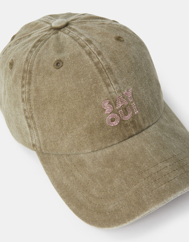 Say Oui Baseball Cap, , large