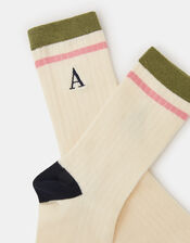 Initial Socks, Multi (BRIGHTS MULTI), large