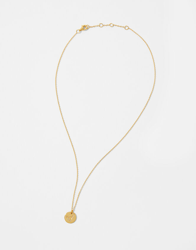 Gold Vermeil Constellation Necklace - Capricorn, , large
