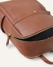 Classic Zip Around Backpack, Tan (TAN), large