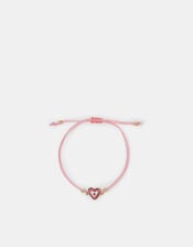 Heart Charm Cord Bracelet, , large