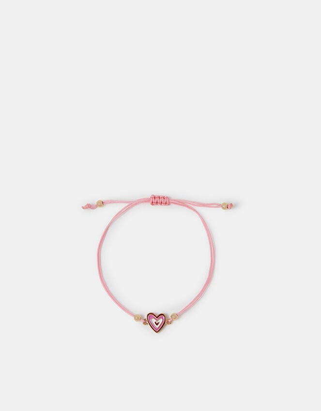 Heart Charm Cord Bracelet, , large