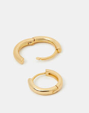 2-Pack 14ct Gold-Plated Hoop Earrings, , large