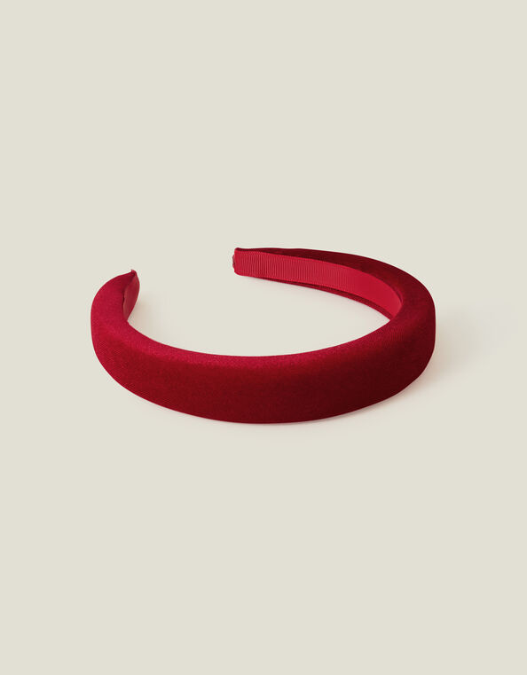 Velvet Padded Headband, , large