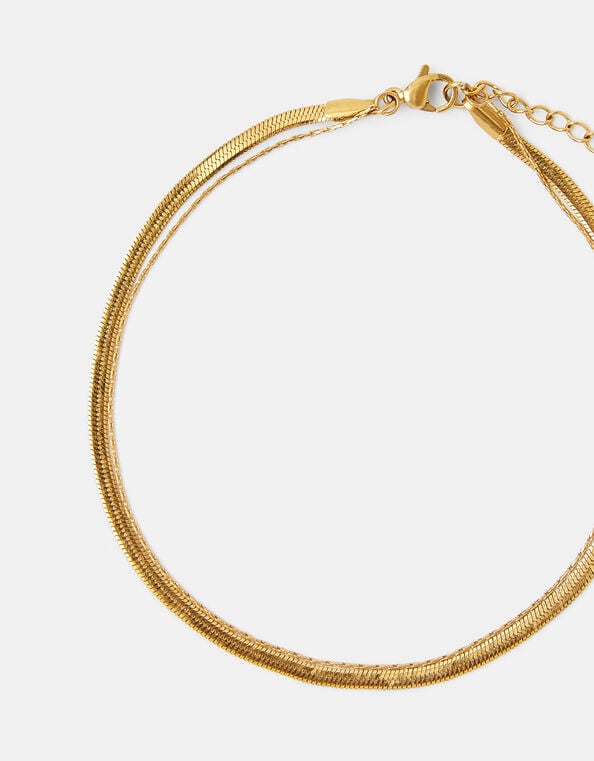 Stainless Steel Omega Chain Anklet, , large