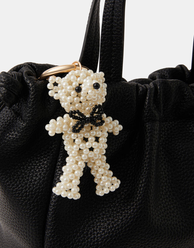 Beaded Bear Bag Charm, , large