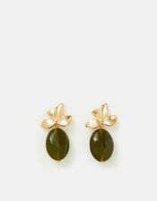 Mini Flower Resin Drop Earrings, , large