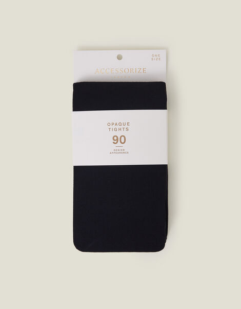 90 Denier Opaque Tights, , large