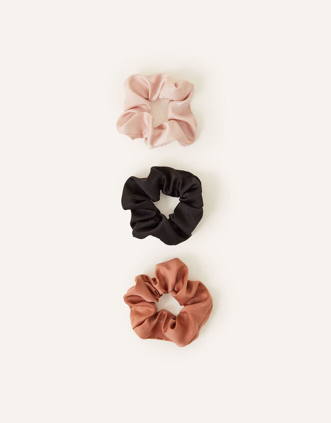 Satin Scrunchie Set of Three, , large