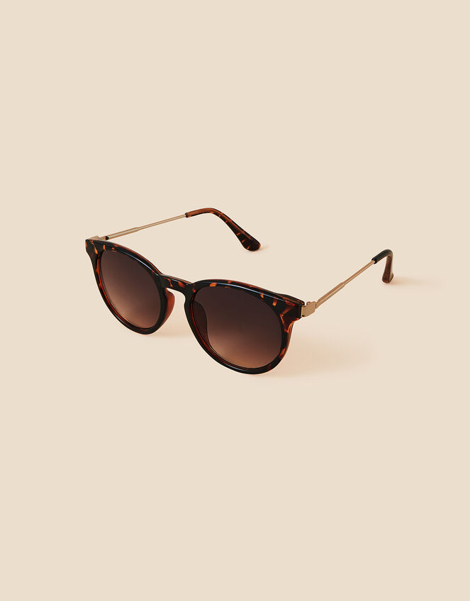 Classic Preppy Metal Arm Sunglasses, , large
