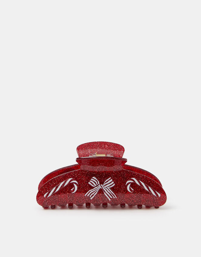 Christmas Candy Cane Claw Clip, , large