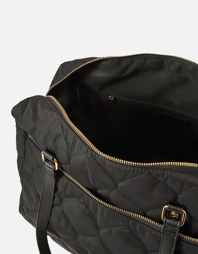 Quilted Weekend Bag with Recycled Polyester, , large